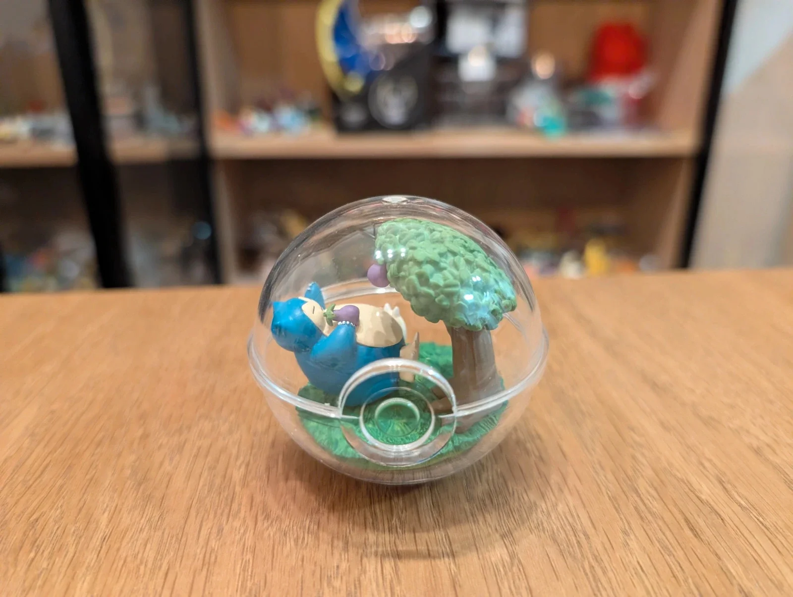 Pokémon figurine Snorlax Re-ment Happiness Everyday - Terrarium
