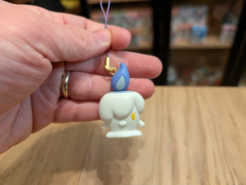 Pokémon Tomy Figurine Keychain Litwick