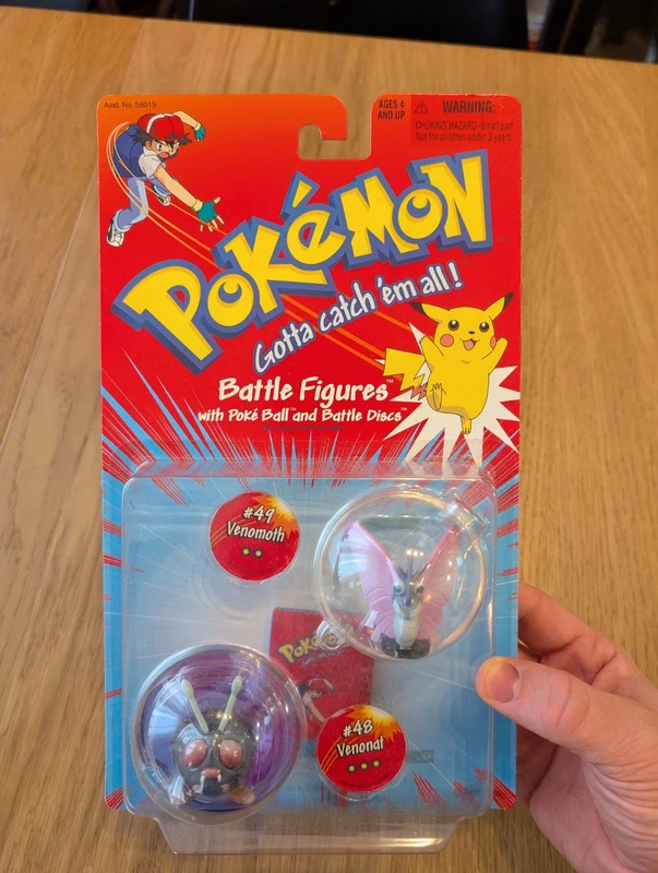 Pokémon Tomy Figurine Hasbro Sealed Venonat & Venomoth