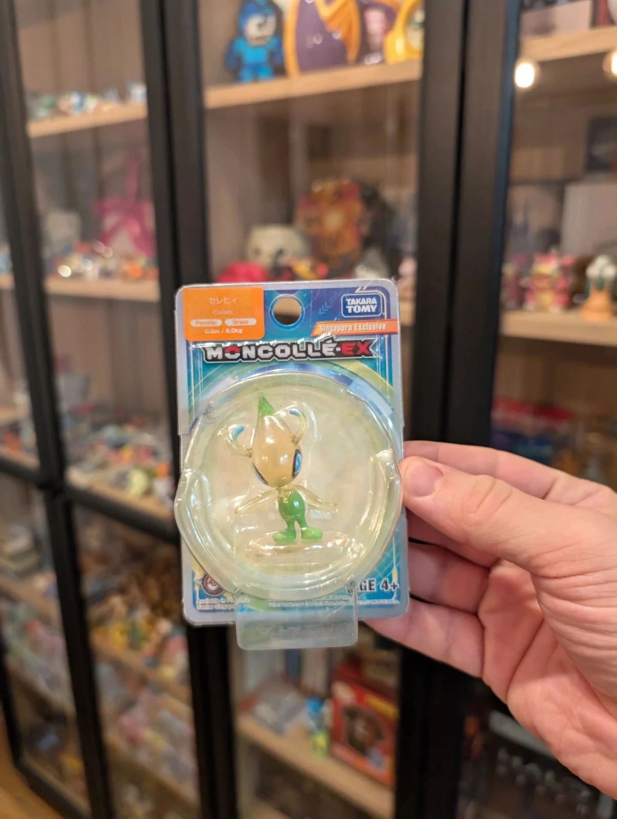 Pokémon Tomy Figurine Celebi Clear Singapore