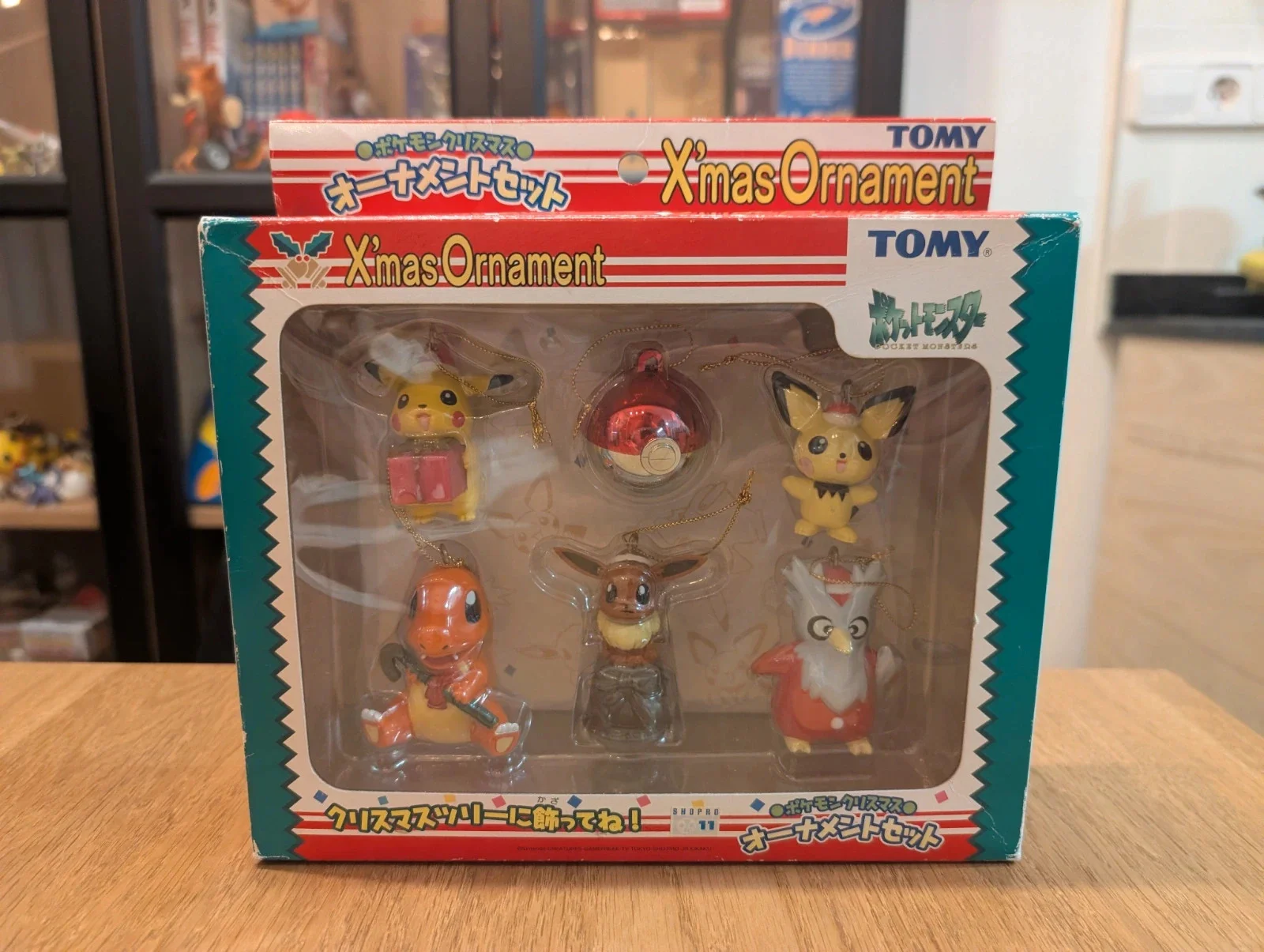 Pokémon Tomy Xmas Ornament Set