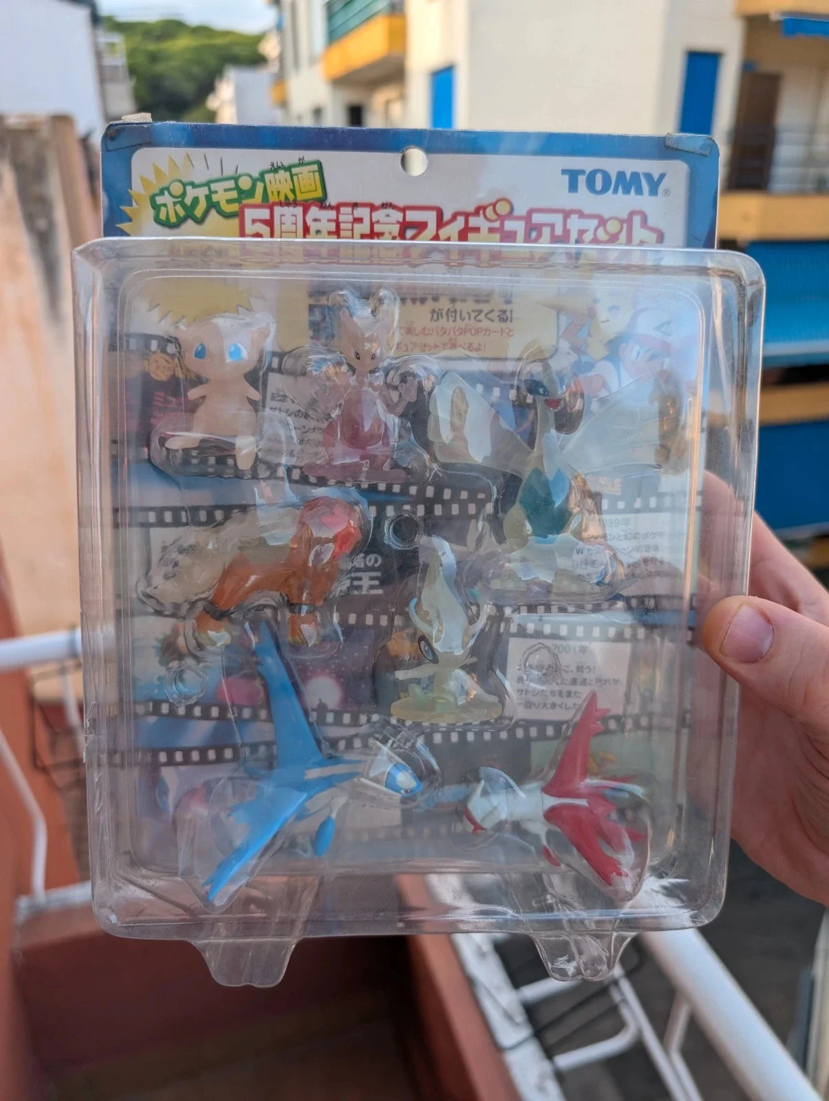 Pokémon Tomy clear 5th anniversary set